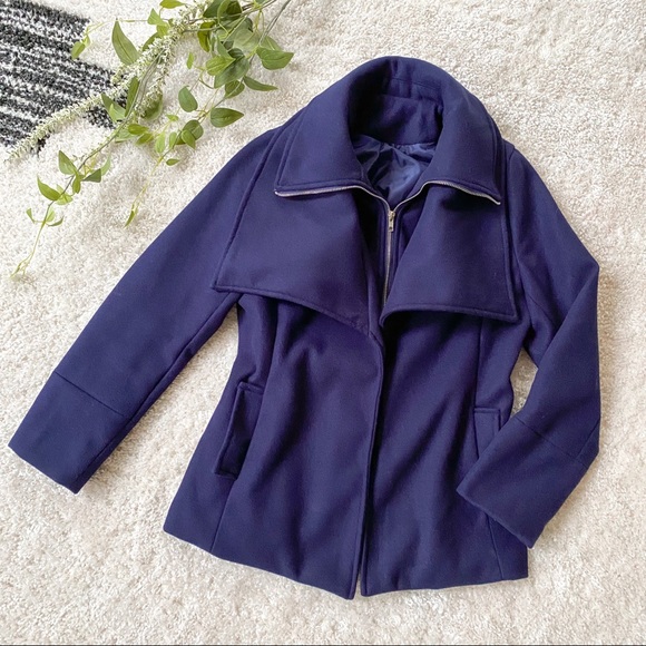 SHEIN Jackets & Blazers - 🎉HP🎉 [shein] double collar navy pea coat